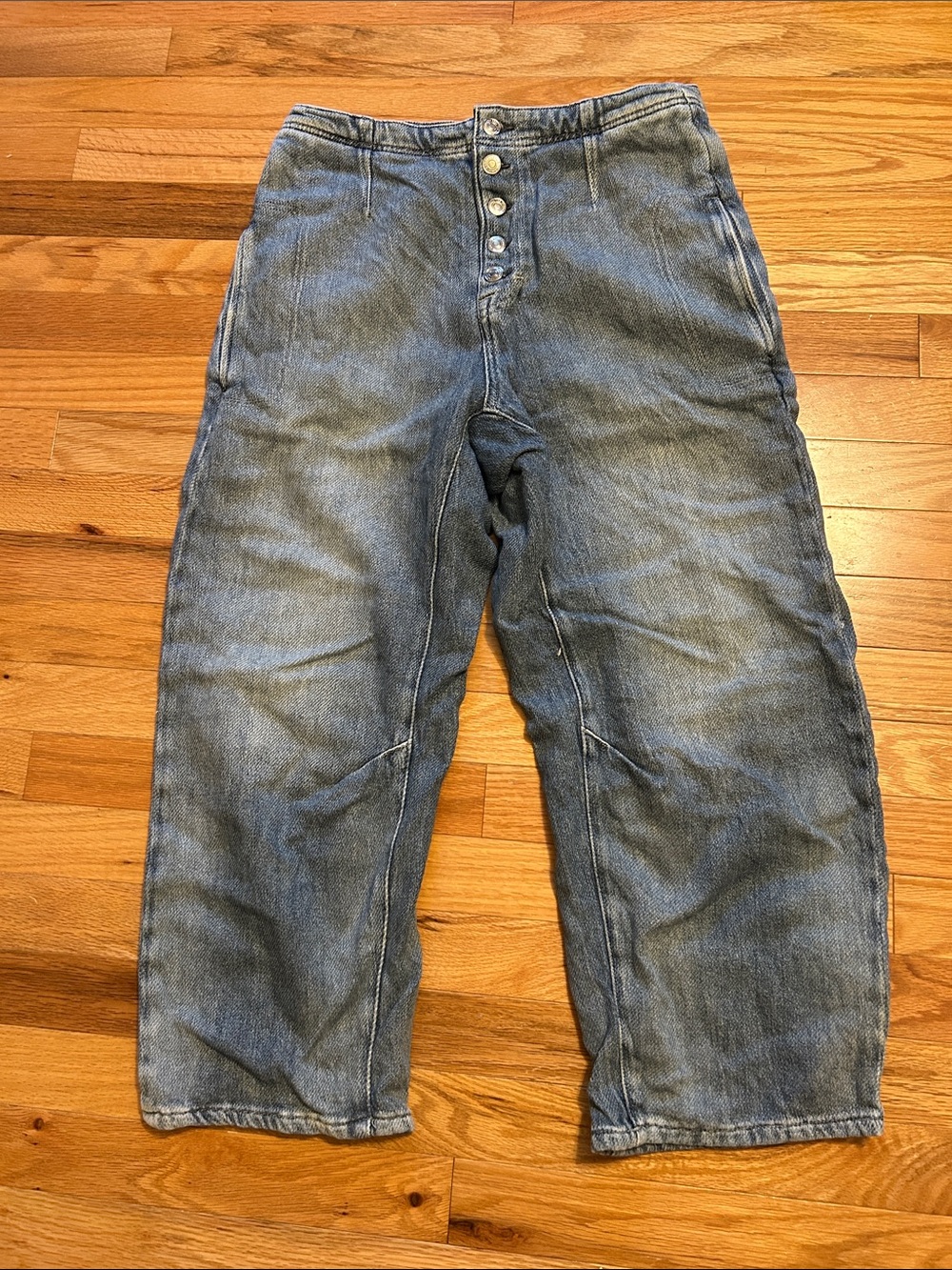 Free People We The Free Osaka jeans. Spring garden, size 27. Excellent condition